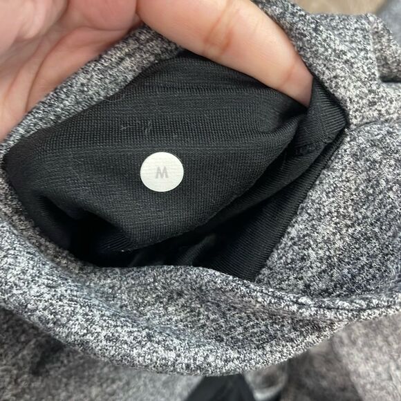 Lululemon Kung Fu Heathered Gray Black Sweat Pants Sz M - Picture 5 of 9